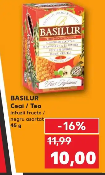 Kaufland BASILUR Ceai / Tea Ofertă