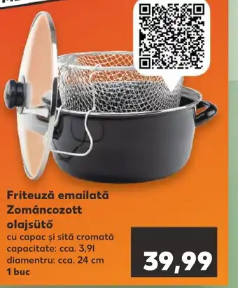 Kaufland Friteuză emailată Zománcozott olajsütő Ofertă