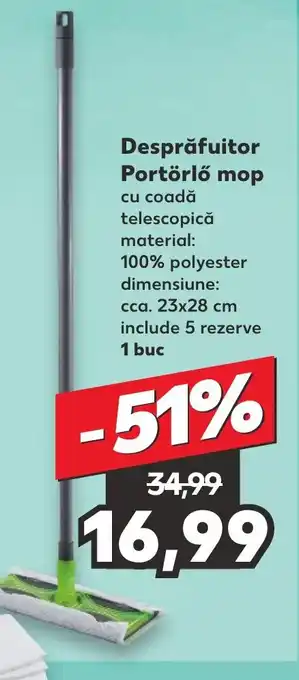 Kaufland Desprăfuitor Portörlő mop Ofertă