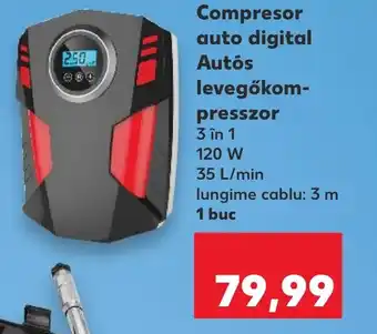 Kaufland Compresor auto digital Autós levegőkom- presszor Ofertă