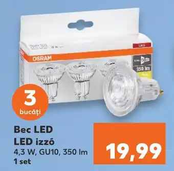 Kaufland Bec LED LED izzó Ofertă