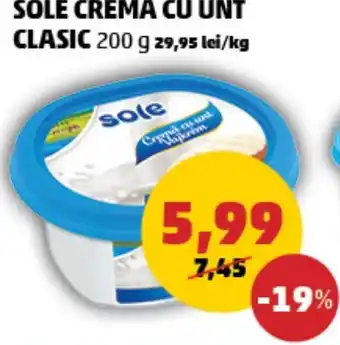 Penny SOLE CREMĂ CU UNT CLASIC Ofertă