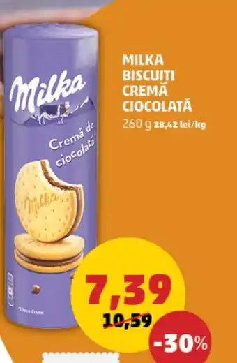 Penny MILKA BISCUITI CREMĂ CIOCOLATĂ Ofertă
