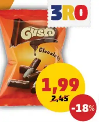 Penny GUSTO PUFULEȚI GLAZURAȚI CACAO Ofertă