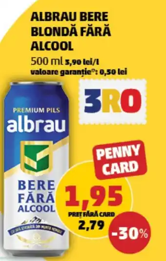 Penny ALBRAU BERE BLONDĂ FĂRĂ ALCOOL Ofertă