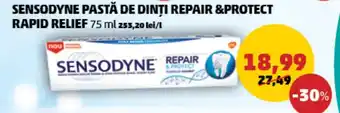 Penny SENSODYNE PASTĂ DE DINȚI REPAIR &PROTECT RAPID RELIEF Ofertă