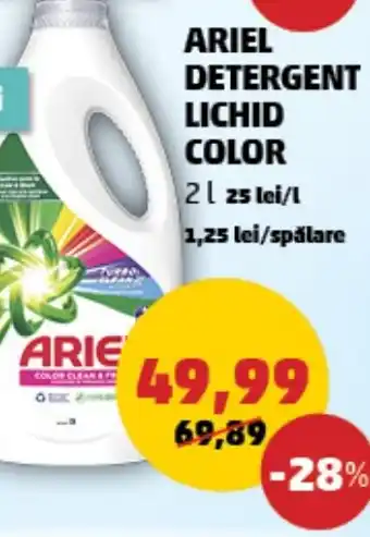 Penny ARIEL DETERGENT LICHID COLOR Ofertă