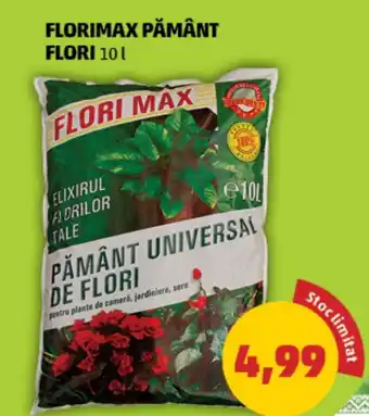Penny FLORIMAX PĂMÂNT FLORI 10 L Ofertă