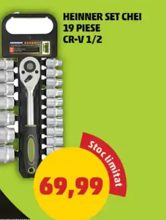 HEINNER SET CHEI 19 PIESE CR-V 1/2