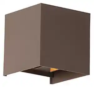 Favi Aplică de exterior ruginiu maro cu LED 2 lumini IP54 - Edwin Ofertă