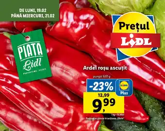 Lidl Ardei roşu ascuțit Ofertă