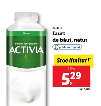 Lidl ACTIVIA Iaurt de băut, natur Ofertă