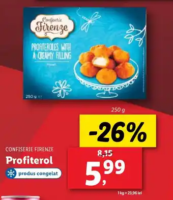 Lidl CONFISERIE FIRENZE Profiterol Ofertă