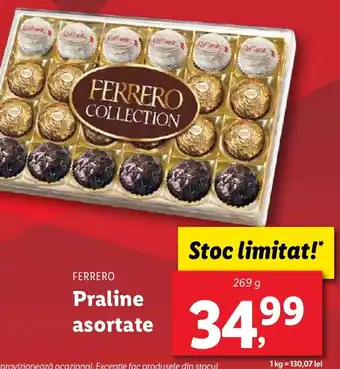 Lidl FERRERO Praline asortate Ofertă