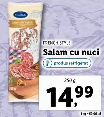 Lidl FRENCH STYLE Salam cu nuci Ofertă