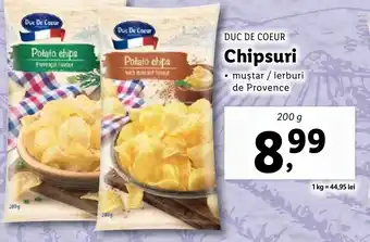 Lidl DUC DE COEUR Chipsuri Ofertă