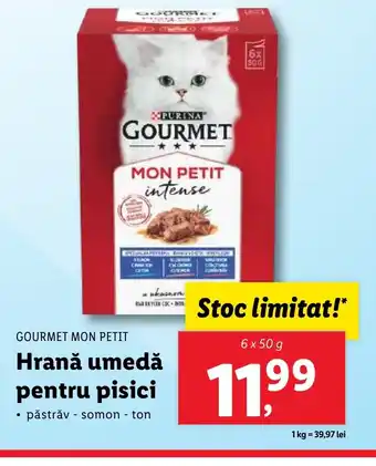 Lidl GOURMET MON PETIT Hrană umedă pentru pisici Ofertă