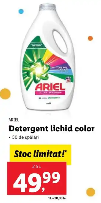 Lidl ARIEL Detergent lichid color Ofertă