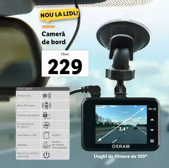 Lidl OSRAM Cameră de bord Ofertă