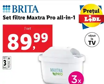 Set filtre Maxtra Pro all-in-1