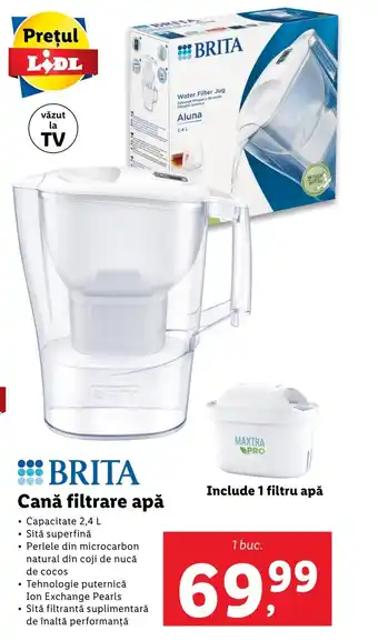 BRITA Cană filtrare apă