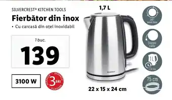 SILVERCREST® KITCHEN TOOLS Fierbător din inox
