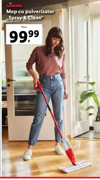 Lidl vileda Mop cu pulverizator ,,Spray & Clean" Ofertă