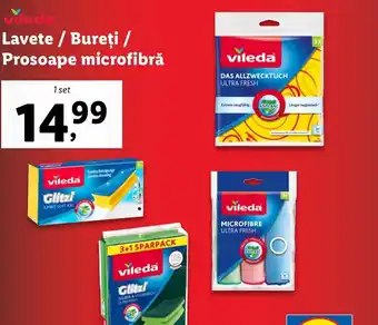 Lidl vileda Lavete / Bureți / Prosoape microfibră Ofertă