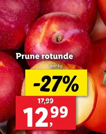 Lidl Prune rotunde Ofertă