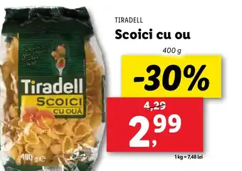 Lidl TIRADELL Scoici cu ou Ofertă