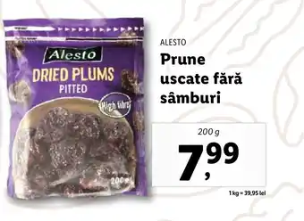 Lidl ALESTO Prune uscate fără sâmburi Ofertă