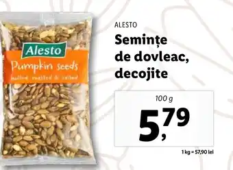 Lidl ALESTO Seminţe de dovleac, decojite Ofertă