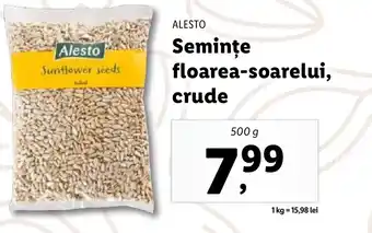 Lidl ALESTO Seminţe floarea-soarelui, crude Ofertă