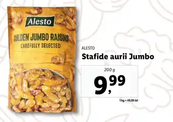 Lidl ALESTO Stafide aurii Jumbo Ofertă
