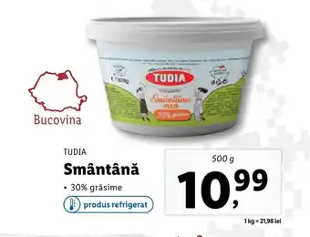 Lidl TUDIA Smântână Ofertă