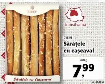 Lidl GREWE Sărăţele cu cașcaval Ofertă