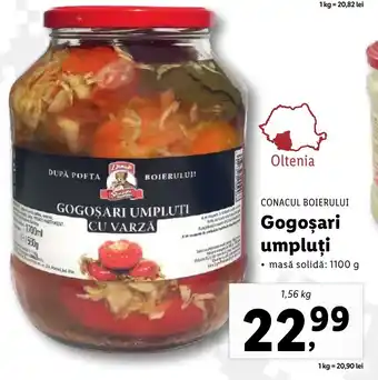 Lidl CONACUL BOIERULUI Gogoşari umpluți Ofertă