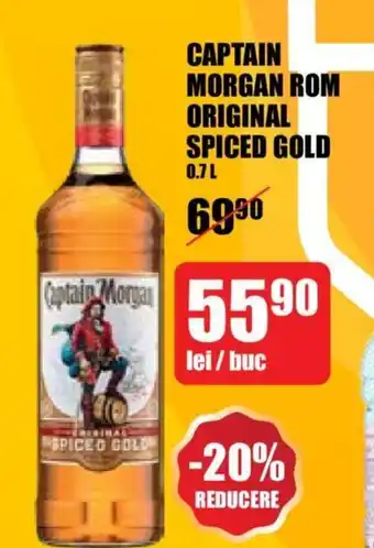 CAPTAIN MORGAN ROM ORIGINAL SPICED GOLD 0.7L