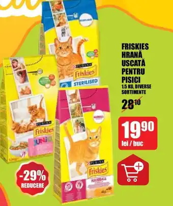 Auchan FRISKIES HRANĂ USCATĂ PENTRU PISICI Ofertă