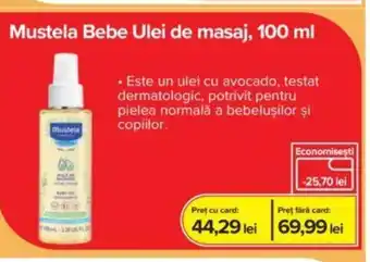 Dr.Max Mustela Bebe Ulei de masaj, 100 ml Ofertă