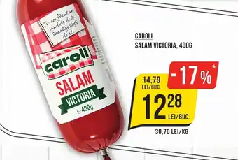 Mega Image CAROLI SALAM VICTORIA, 400G Ofertă