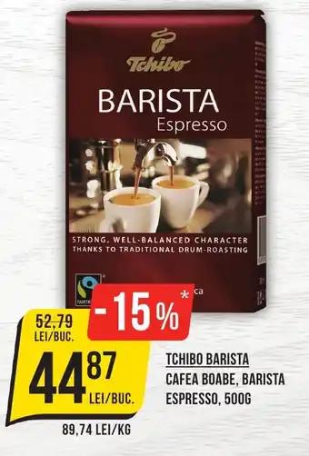 Mega Image TCHIBO BARISTA CAFEA BOABE, BARISTA ESPRESSO, 500G Ofertă