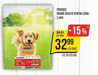 Mega Image FRISKIES HRANĂ USCATĂ PENTRU CÂINI, 2.4KG Ofertă