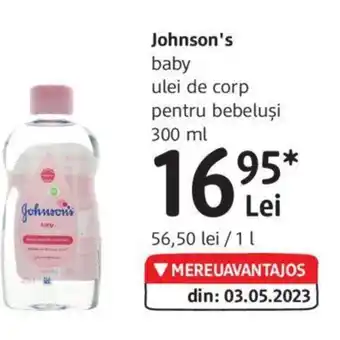 DM Johnson's baby ulei de corp pentru bebeluşi 300 ml Ofertă