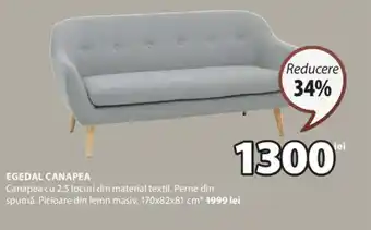 JYSK EGEDAL CANAPEA Ofertă