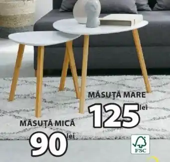 JYSK TAPS MĂSUȚE DE CAFEA Ofertă
