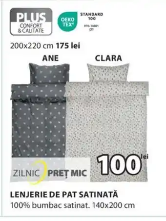 LENJERIE DE PAT SATINATĂ