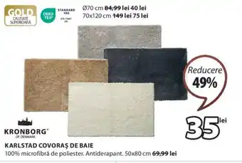 JYSK KARLSTAD COVORAS DE BAIE Ofertă