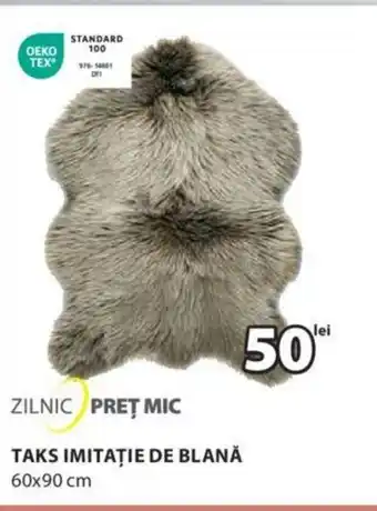 JYSK TAKS IMITAȚIE DE BLANĂ Ofertă