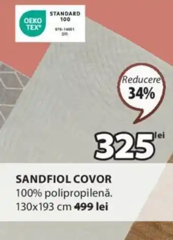 JYSK SANDFIOL COVOR Ofertă